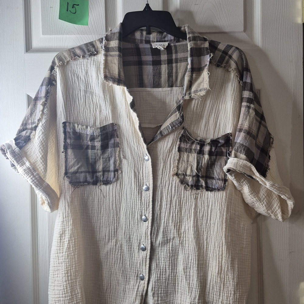 Pol Womens Button Up  Worn Once